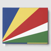 Seychellen-Flagge Gästebuch (Vorderseite)
