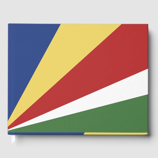 Seychellen-Flagge Gästebuch (Vorderseite)