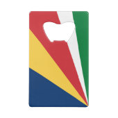 Seychellen-Flagge Geldbeutel Flaschenöffner (Rückseite)