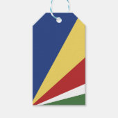 Seychellen-Flagge Geschenkanhänger (Vorderseite)