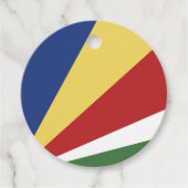 Seychellen-Flagge Geschenkanhänger (Vorderseite)