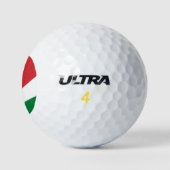 Seychellen-Flagge Golfball (Logo)
