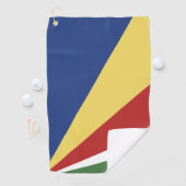 Seychellen-Flagge Golfhandtuch (Insitu)