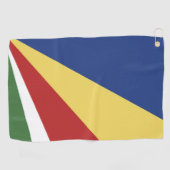Seychellen-Flagge Golfhandtuch (Horizontal)