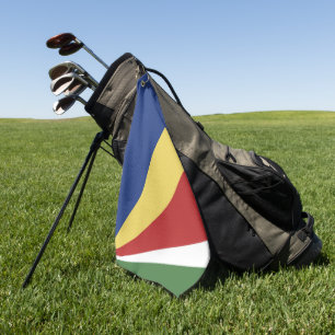 Seychellen-Flagge Golfhandtuch