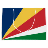 Seychellen-Flagge Große Geschenktüte (Vorderseite)