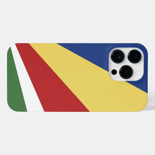 Seychellen-Flagge iPhone Hülle (Rückseite (Horizontal))