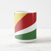 Seychellen-Flagge Kaffeetasse (Mittel)