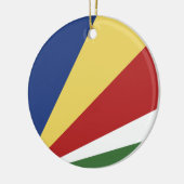 Seychellen-Flagge Keramik Ornament (Links)