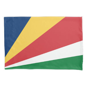 Seychellen-Flagge Kissenbezug
