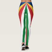 Seychellen-Flagge Leggings (Rückseite)