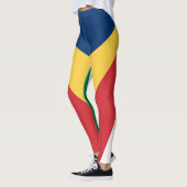 Seychellen-Flagge Leggings (Links)