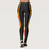 Seychellen-Flagge Leggings (Rückseite)