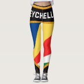 Seychellen-Flagge Leggings (Vorderseite)