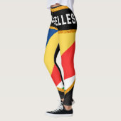 Seychellen-Flagge Leggings (Links)