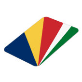Seychellen-Flagge Magnet (Linke Seite)