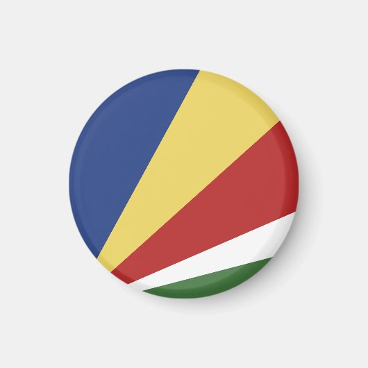 Seychellen-Flagge Magnet (Vorne)