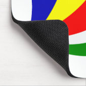 Seychellen-Flagge-Mauspad Mousepad (Ecke)