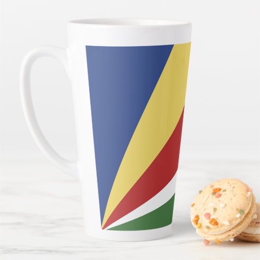 Seychellen-Flagge Milchtasse (Beispiel)