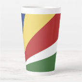 Seychellen-Flagge Milchtasse (Vorderseite)