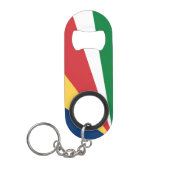 Seychellen-Flagge Mini Flaschenöffner (Vorderseite)