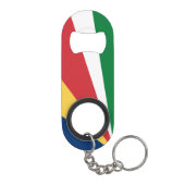 Seychellen-Flagge Mini Flaschenöffner (Rückseite)