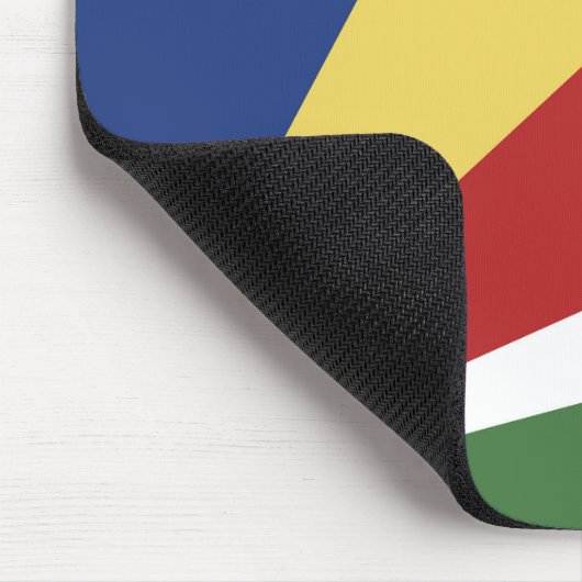 Seychellen-Flagge Mousepad (Ecke)