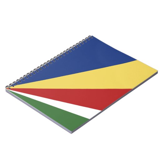 Seychellen-Flagge Notizblock (Linke Seite)