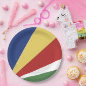 Seychellen-Flagge Pappteller (Party)