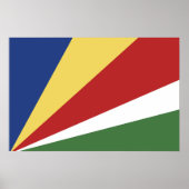 Seychellen-Flagge Poster (Vorne)