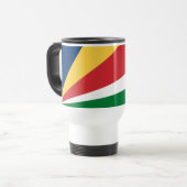 Seychellen-Flagge Reisebecher (Vorderseite Links)