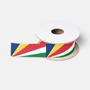 Seychellen-Flagge Satinband