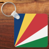 Seychellen-Flagge Schlüsselanhänger (Vorderseite)