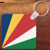 Seychellen-Flagge Schlüsselanhänger (Rückseite)