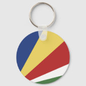 Seychellen-Flagge Schlüsselanhänger (Rückseite)