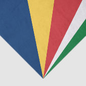 Seychellen-Flagge Seidenpapier (Ausschnitt)