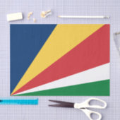 Seychellen-Flagge Seidenpapier (Handwerk)