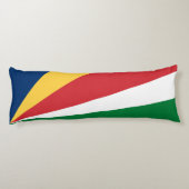 Seychellen-Flagge Seitenschläferkissen (Rückseite)