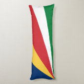 Seychellen-Flagge Seitenschläferkissen (Rückseite (Vertikal))