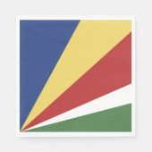 Seychellen-Flagge Serviette (Vorderseite)