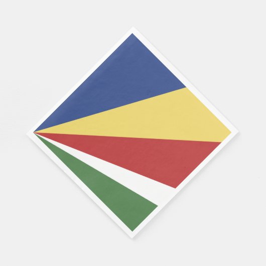 Seychellen-Flagge Serviette (Ecke)