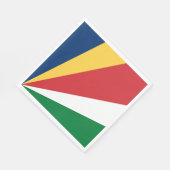 Seychellen-Flagge Serviette (Ecke)