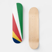 Seychellen-Flagge Skateboard (Vorderseite)