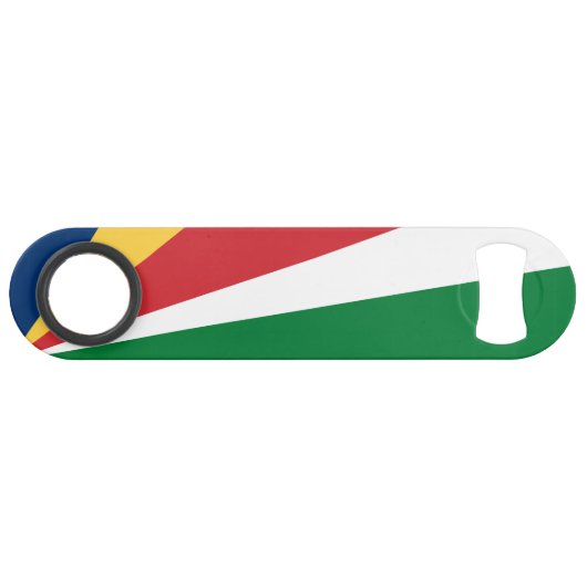 Seychellen-Flagge Speed Flaschenöffner (Vorderseite (Horizontal))