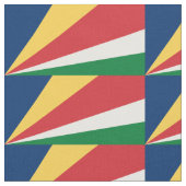 Seychellen-Flagge Stoff (Nahaufnahme)