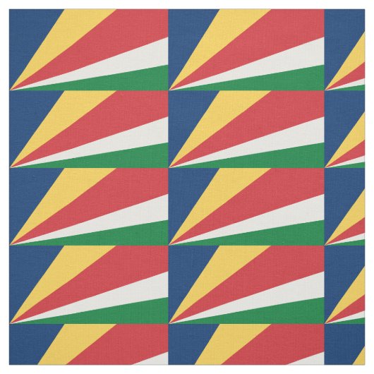 Seychellen-Flagge Stoff (Muster)