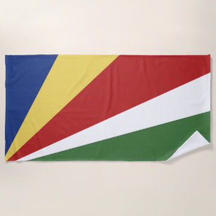 Seychellen-Flagge Strandtuch