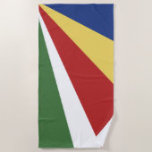 Seychellen-Flagge Strandtuch (Vorderseite)