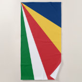 Seychellen-Flagge Strandtuch (Vorderseite)