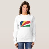 Seychellen-Flagge Sweatshirt (Vorne ganz)